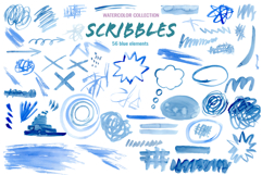 Watercolor Scribbles and Doodles Product Image 8
