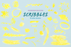 Watercolor Scribbles and Doodles Product Image 7