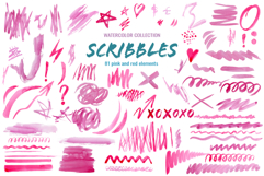 Watercolor Scribbles and Doodles Product Image 6