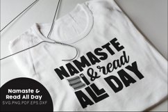 Namaste and Read all Day Self Care Awareness Quote Product Image 1