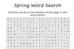 Spring Word Searches Product Image 3