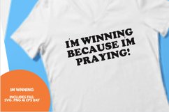 I'm Winning Quote SVG Product Image 1