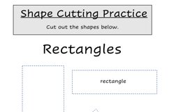 Shape Cutting - Circles, Ovals, & Rectangles Product Image 2