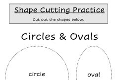 Shape Cutting - Circles, Ovals, & Rectangles Product Image 3