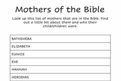 Mothers of the Bible Word Search and Research Product Image 2