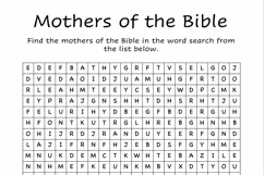Mothers of the Bible Word Search and Research Product Image 3