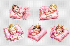 Baby GIRL Clipart, Little Princess Set Product Image 3