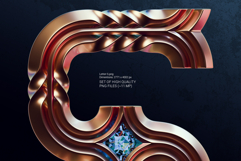 Sapphire Gems - Color Bitmap Font Product Image 3