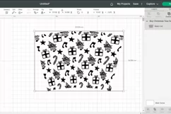 Christmas Tree 22oz Strata Tumble SVG-EPS-DXF-PNG Product Image 2