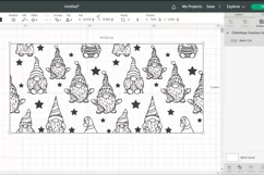 Christmas Gnomes svg 16oz Libbey Glass Can Tumbler SVG Product Image 2