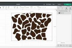 Cow Print 22oz Strata Tumble SVG-EPS-DXF-PNG Product Image 2