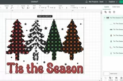 Tis the Season Christmas Design SVG Retro Design Product Image 4