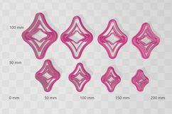 Decorative Shape 9 Earring Clay Cutter - Cookie Cutter Product Image 2