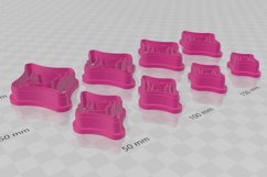 Decorative Shape 9 Earring Clay Cutter - Cookie Cutter Product Image 3