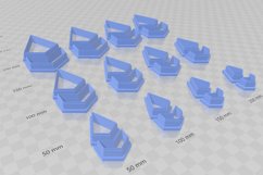 Earring Combo 5 Clay Cutter - Cookie Cutter STL Product Image 3