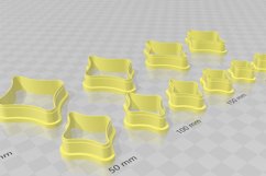 Decorative Shape 8 Earring Clay Cutter - Cookie Cutter Product Image 3