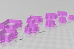 Decorative Shape 5 Earring Clay Cutter - Cookie Cutter Product Image 3