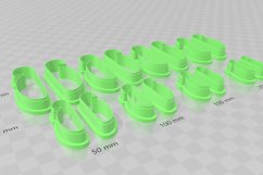 Irregular Shape 1 Earring Clay Cutter - Cookie Cutter Product Image 3
