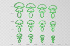 Petal Drop 1 Earring Clay Cutter - Cookie Cutter Product Image 2