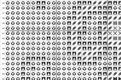 Jellyfish Flowers Graph Cross Stitch Product Image 3