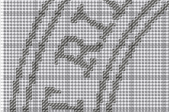 Crazy Train Graph Cross Stitch Product Image 2