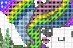 Unicorn Graph Cross Stitch Product Image 3
