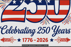 USA Independence 250 PNG Patriotic 1776-2026 Product Image 3