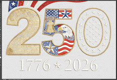 America 250 PNG Design, 1776 2026 Patriotic Fireworks Eagle Product Image 4