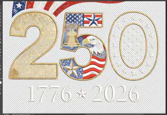 America 250 PNG Design, 1776 2026 Patriotic Fireworks Eagle Product Image 4