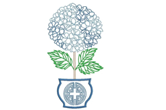 Hydrangea Embroidery Design Product Image 1