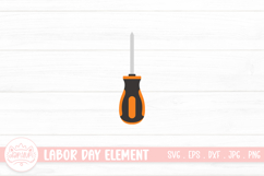 Screwdriver Clipart | Labor Day Elements Product Image 1