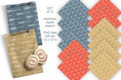 Screwdrivers n Wrenches Seamless Patterned Papers Set of 12