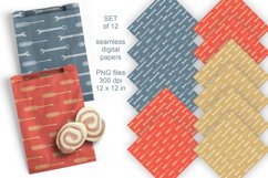 Screwdrivers n Wrenches Seamless Patterned Papers Set of 12
