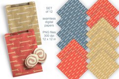 Screwdrivers n Wrenches Seamless Patterned Papers Set of 12