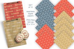 Screwdrivers n Wrenches Seamless Patterned Papers Set of 12