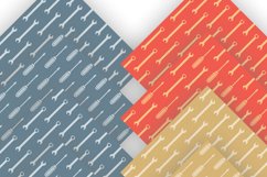 Screwdrivers n Wrenches Seamless Patterned Papers Set of 12