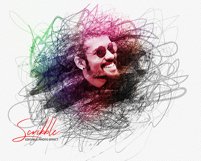 Colorful Photo Effect Scribble Art Product Image 2
