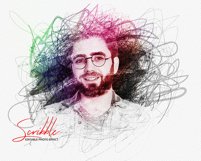 Colorful Photo Effect Scribble Art Product Image 3