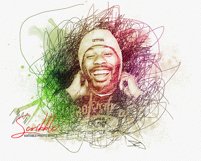 Colorful Photo Effect Scribble Art Product Image 6