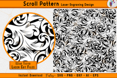 scrollwork pattern engraving, firearm scroll engraving svg, custom scroll pattern laser, laser engraving vector files, cnc scrollwork design, ornamental scroll svg, metal engraving scrollwork, ezcad tested laser files, laser cut scroll pattern, gun engrav