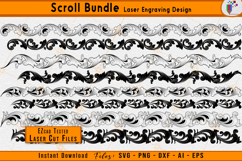  custom scrollwork bundle svg, firearms engraving scroll set, laser engraving scroll patterns, scroll design bundle, ornamental scroll vector pack, filigree scroll engraving files, ezcad tested laser bundle, metal engraving scroll designs, diy scrollwork 
