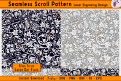 scrollwork seamless pattern svg, Firearms scroll seamless vector, filigree seamless laser files, firearms scroll repeat pattern, ornamental seamless cnc vector, floral seamless scroll design, ezcad tested laser engraving files, diy scroll pattern vector, 