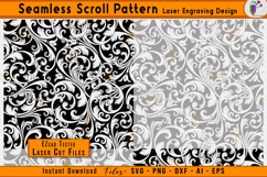 seamless scrollwork svg, ornamental repeat pattern vector, Firearms scroll laser cut file, filigree seamless design, decorative scrollwork engraving svg, diy seamless scroll vector, firearms scroll pattern vector, metal engraving repeat design, ezcad tes
