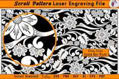 Scroll Pattern Laser Engraving File Scrollwork Vector SVG