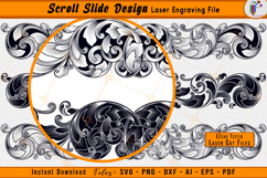 Scroll Slide Bundle Scrollwork Package Laser Engraving Files