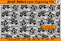 Scrollwork Firearms Gun Laser Engraving File Scroll SVG