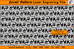 Scrollwork Firearms Laser Engraving File Scroll Pattern