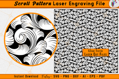 Scrollwork Firearms Laser Engraving File Scroll Pattern File