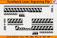 Scrollwork Firearms Laser Engraving files for Glock 17 Gen 4