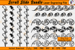 Scrollwork Slide Bundle Firearms Laser Engraving Design File